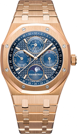 (image for) Replica Audemars Piguet Royal Oak Perpetual Calendar Rose Gold 26574OR.OO.1220OR.02 watch